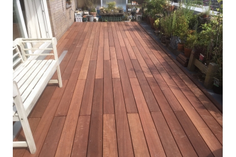 Lame de Terrasse Acacia 27 x 145